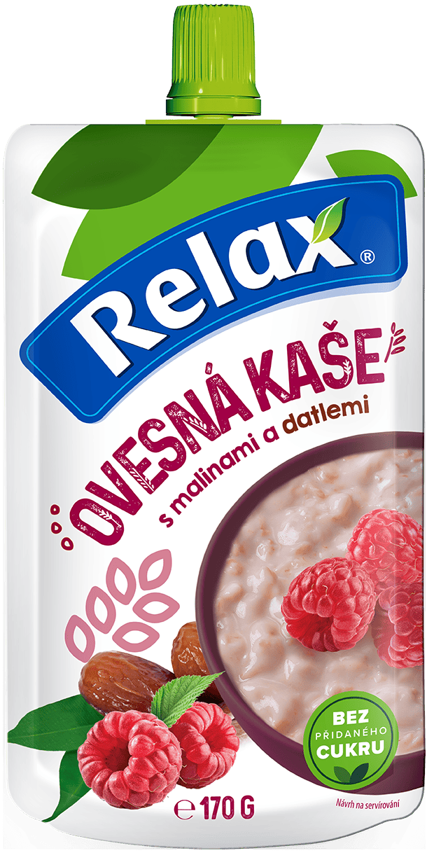 Malina – datle - Ovesná kaše